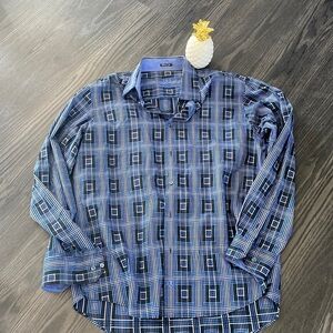 BUGATCHI BUTTON DOWN size large